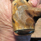 J. Behring Handmade Wood Craft Drop Tine Brass beavertail sheath 