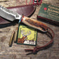J. Behring Handmade Alaskan Artifact Walrus Ivory Sled Runner handle