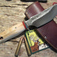 J. Behring Handmade Alaskan Artifact Walrus Ivory Sled Runner handle