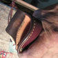 J. Behring Handmade Alaskan Artifact Walrus Ivory Sled Runner handle