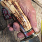 Treeman Camp Knife Ancient walrus Ivory handle 