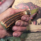 J. Behring Handmade Trout & Deer Red Stag Copper Guard 