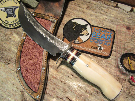 J.Behring  Walrus Ivory Hammermark 7" Woodcraft ~Musk OX