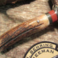 Treeman Alaskan Hammermark Sambar Stag Finger Groove Handle