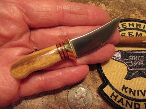A MINIATURE Treeman Artifact Ivory 