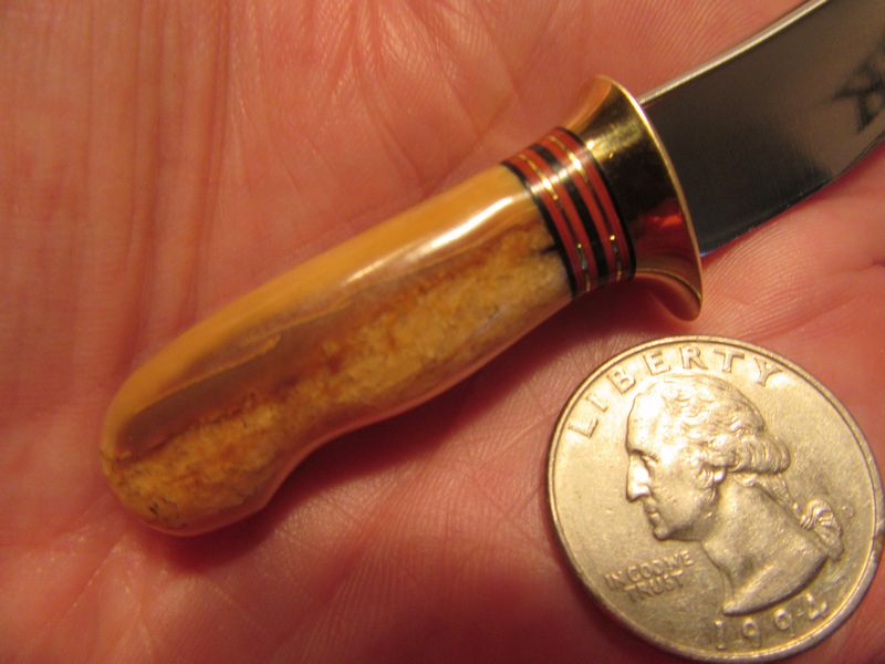 A MINIATURE Treeman Artifact Ivory 