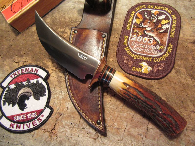 AAA STAG 4 1/2" upswept Hunter Copper guard!