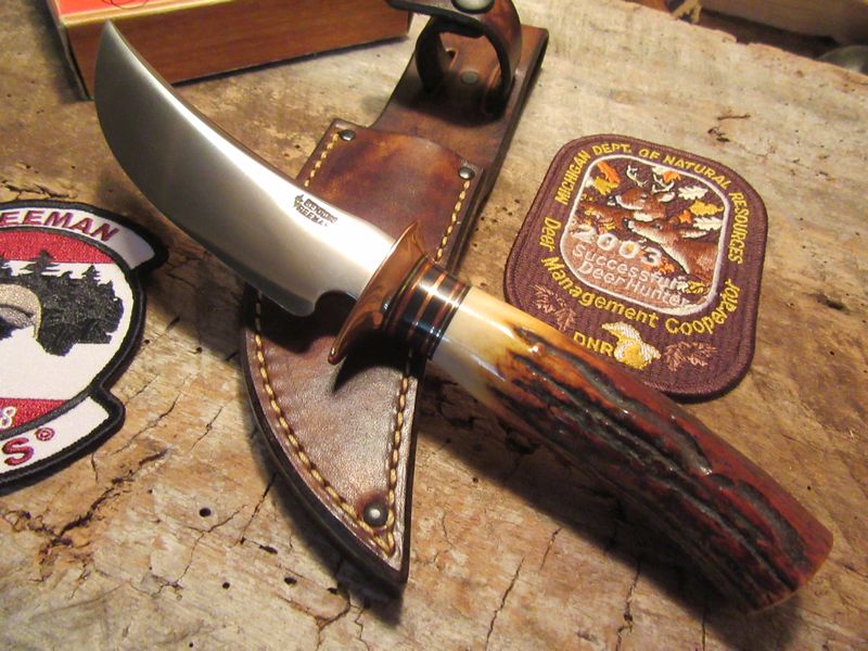 AAA STAG 4 1/2" upswept Hunter Copper guard!