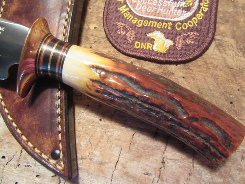 AAA STAG 4 1/2" upswept Hunter Copper guard!