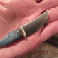 Miniature Blue Walrus Ivory TIP Knife!!