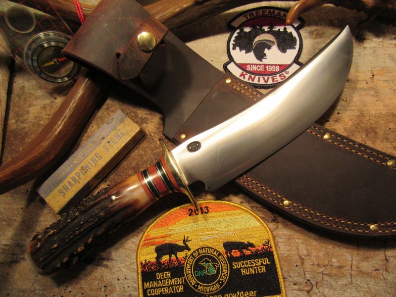 Treeman 8" Camp Knife Musk OX