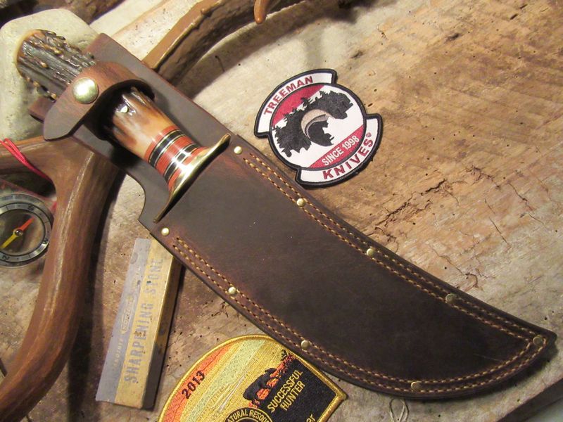 Treeman 8" Camp Knife Musk OX