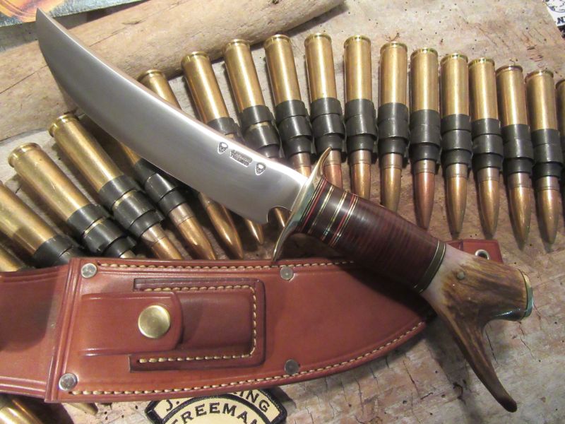 J. Behring Handmade Drop Tine Double Skull Fighter 