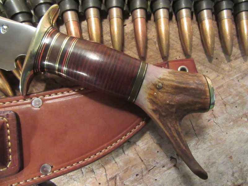 J. Behring Handmade Drop Tine Double Skull Fighter 
