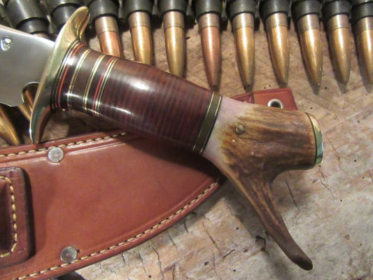 J. Behring Handmade Drop Tine Double Skull Fighter 