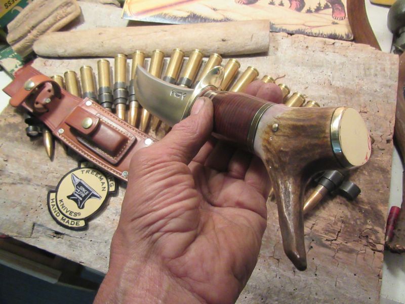 J. Behring Handmade Drop Tine Double Skull Fighter 