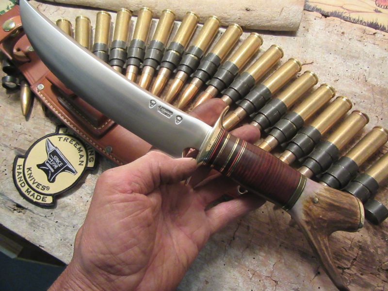 J. Behring Handmade Drop Tine Double Skull Fighter 