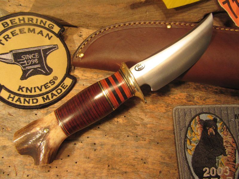 Treeman Michigan hunter  leather /Stag