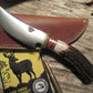 J. Behring Handmade Iron Mountain Hunter Anvil Stamp Stabilized Red Stag 