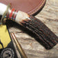 J. Behring Handmade Iron Mountain Hunter Anvil Stamp Stabilized Red Stag 