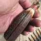 J. Behring Handmade Iron Mountain Hunter Anvil Stamp Stabilized Red Stag 