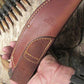 J. Behring Handmade Iron Mountain Hunter Anvil Stamp Stabilized Red Stag 