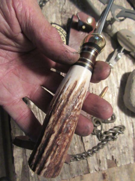 ** J. Behring Treeman Handmade Woodcraft Stag Hunter