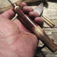 ** J. Behring Handmade Huron Hunter Horsehide crotch Stag Copper Guard