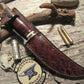 ** J. Behring Handmade Huron Hunter Horsehide crotch Stag Copper Guard