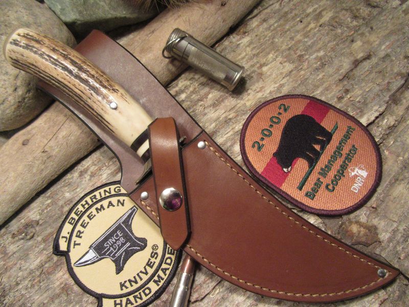 Michigan Hunter Stag MuskOx Upswept 51/2" blade