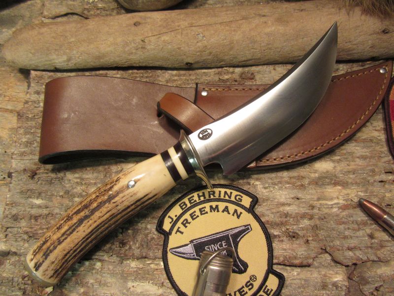 Michigan Hunter Stag MuskOx Upswept 51/2" blade