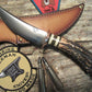 * J. Behring Treeman Handmade Copper Hunter Skinner AAA Stag 
