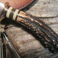* J. Behring Treeman Handmade Copper Hunter Skinner AAA Stag 
