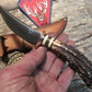 * J. Behring Treeman Handmade Copper Hunter Skinner AAA Stag 