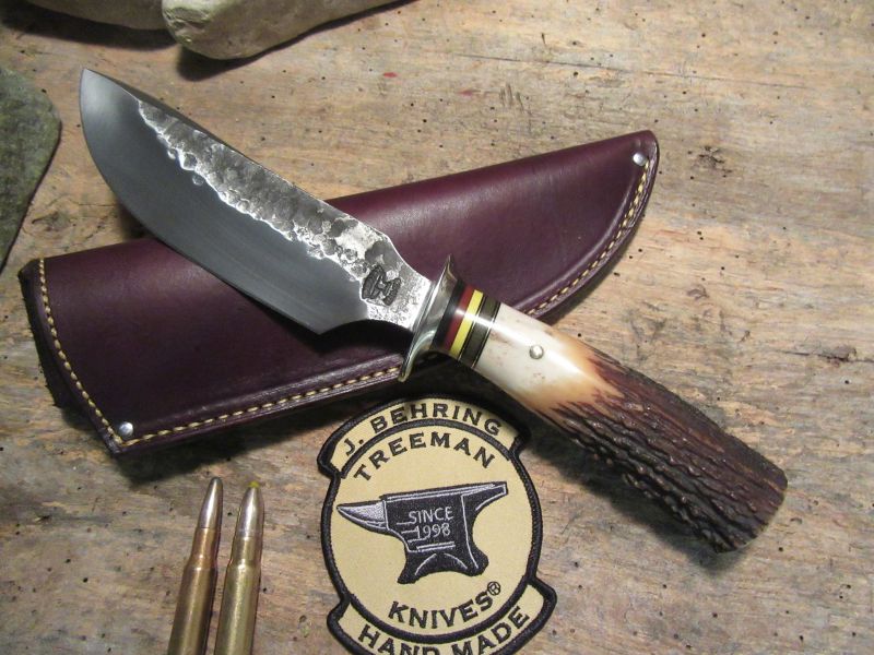 J. Behring Handmade Big Alaskan Semi Skinner Stag 