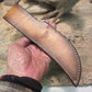    J. Behring Big Bay Hunter 5" Blade Copper Guard Red Stag Handle 