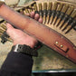       J. Behring Anvil stamp Double Skull Fighter 8 1/2" hammer mark Blade