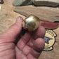      Treeman J. Behring Handmade Trout Knife Sambar Stag Dommed Brass butt 