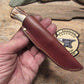      Treeman J. Behring Handmade Trout Knife Sambar Stag Dommed Brass butt 
