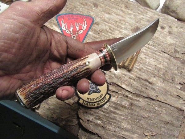 J. Behring Treeman handmade 5" Hunter / Sticker