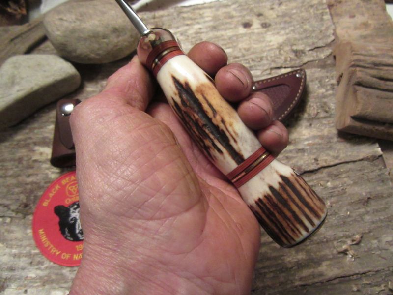 J. Behring Handmade BIG SIX Hunter Stag/Stag 