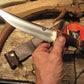 J. Behring Handmade Treeman Huron Hunter Anvil Stamp Horse Hide Crotch Stag 