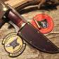 J. Behring Handmade Treeman Huron Hunter Anvil Stamp Horse Hide Crotch Stag 