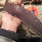 J. Behring Handmade Treeman Huron Hunter Anvil Stamp Horse Hide Crotch Stag 