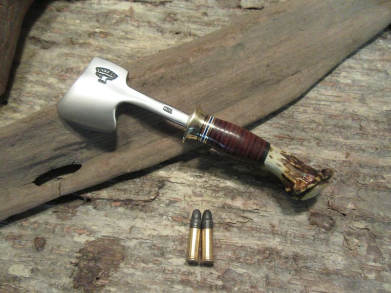       Treeman Handmade Mini Hatchet Crown Stag