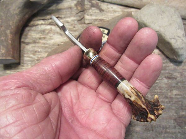       Treeman Handmade Mini Hatchet Crown Stag
