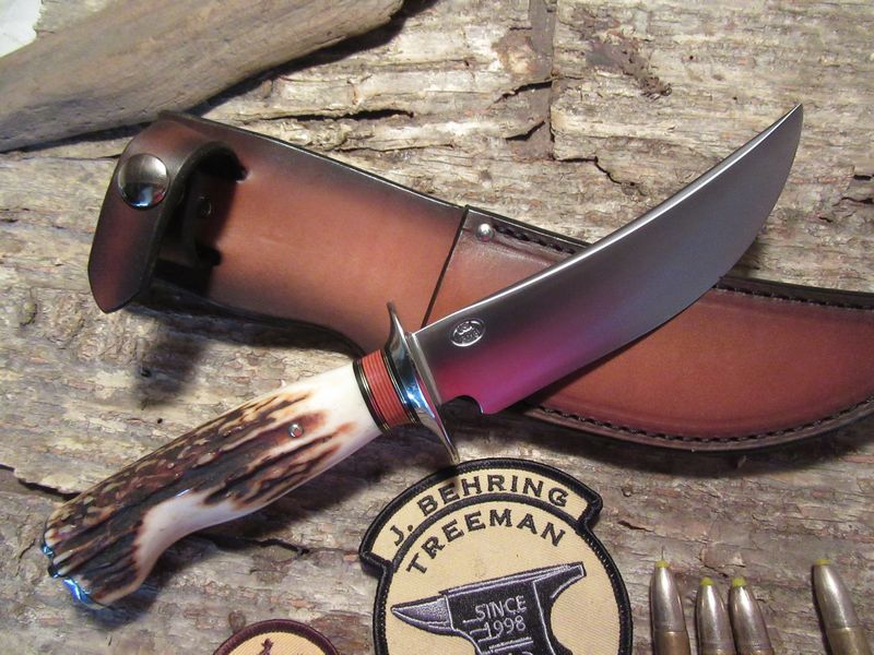 Treeman 5 1/4" Hunter Skinner Sambar Stag