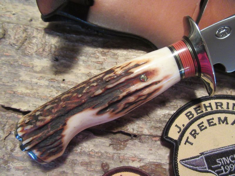 Treeman 5 1/4" Hunter Skinner Sambar Stag
