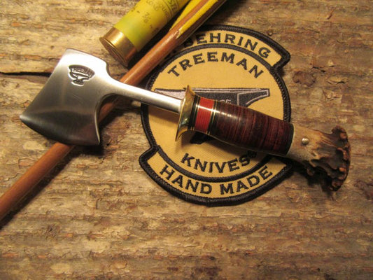 J. Behring Handmade Mini Hatchet Crown Stag