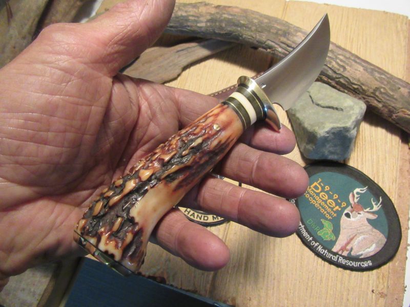 J. Behring Handmade Deer & Trout AAA Exibition Grade Sambar Stag